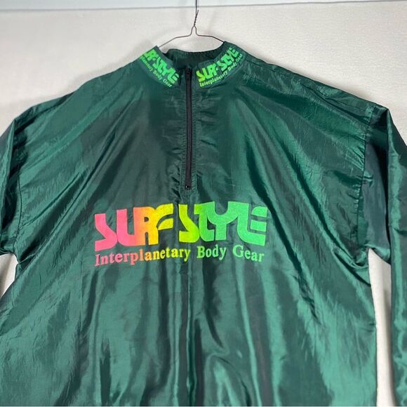 Vintage Rare Surf Style 1995 Year Of Wisdom Cannabis Windbreaker Jacket One Size - Picture 4 of 10